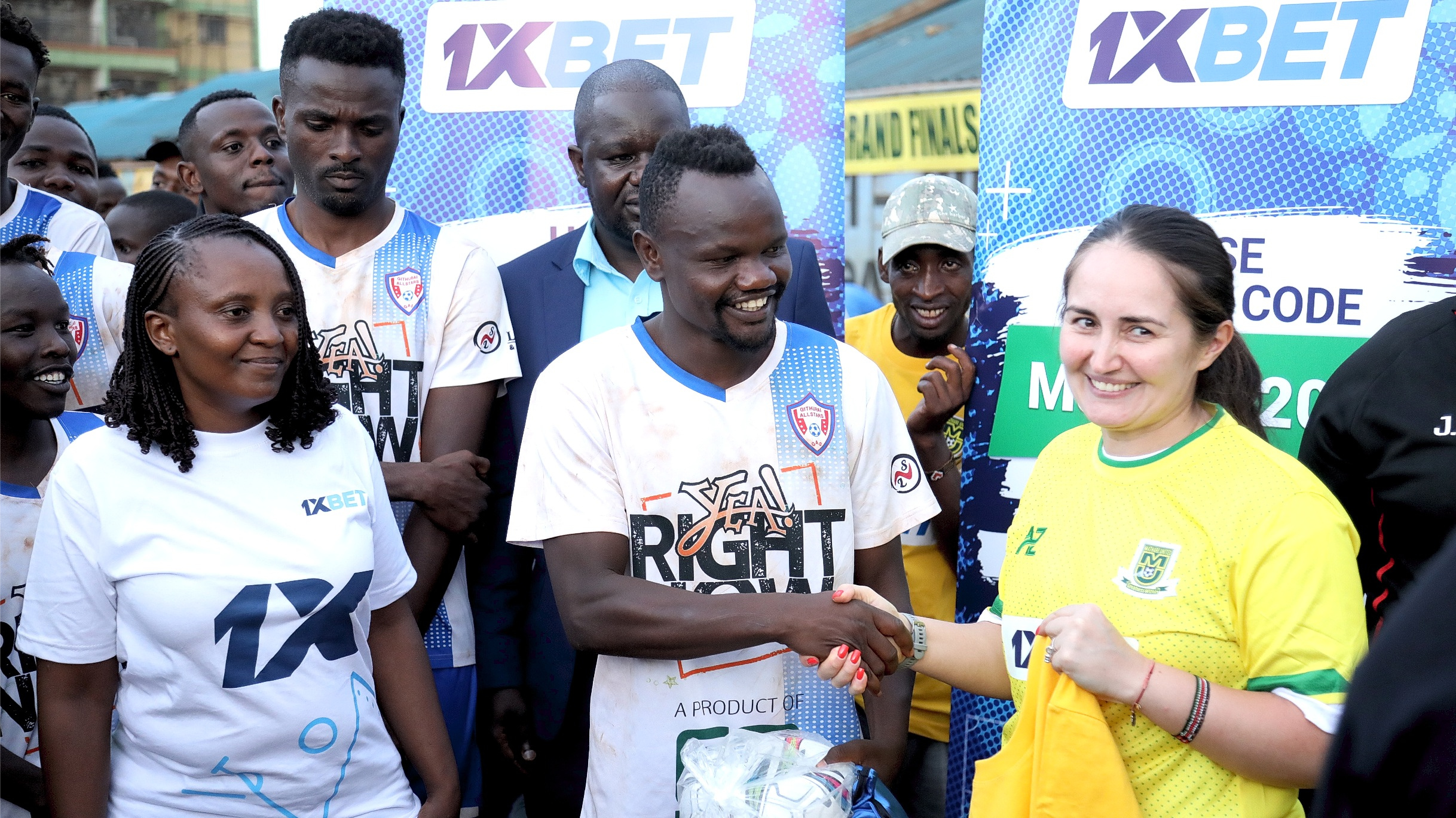 Mathare United & 1XBet launch community project in Githurai