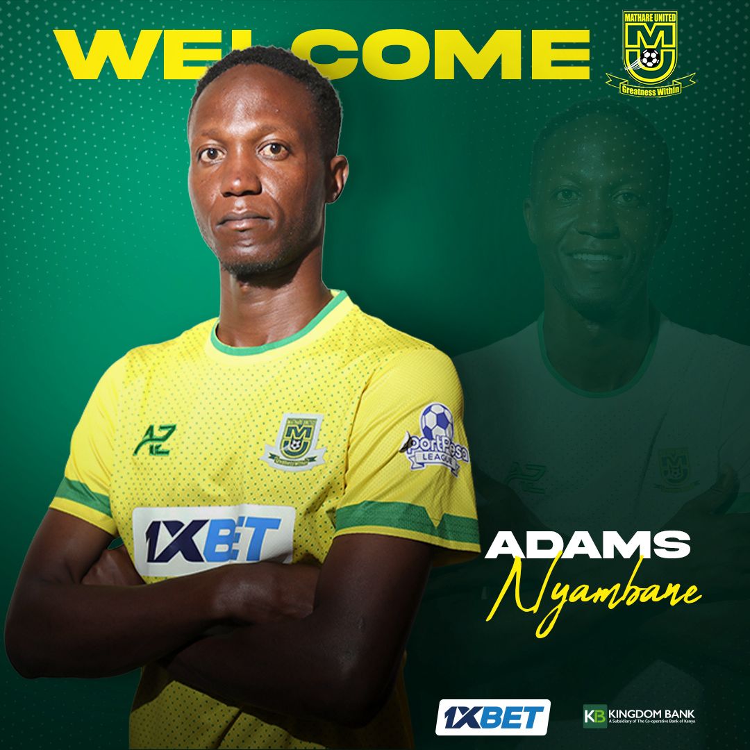 Midfield enforcer Nyambane is a Slumboy